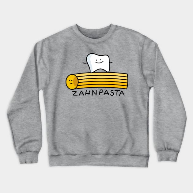 Funny tooth and pasta Crewneck Sweatshirt by spontania